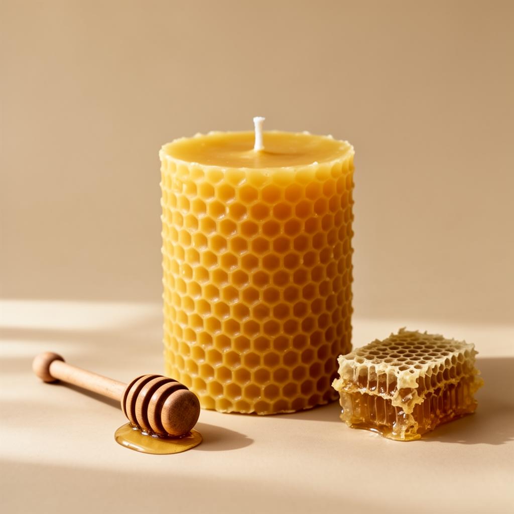 Bienenwachs Kerze